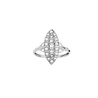 Pixies-Bague Marquise Femme Argent 