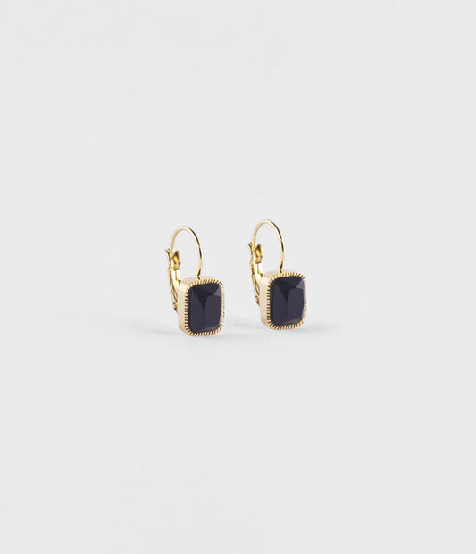 Zag Bijoux Boucles d'Oreilles Véra Onyx Noir_Pixies