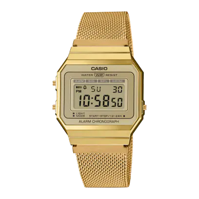 Casio Montre Maille Led Gold_Pixies