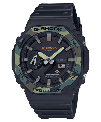 G-shock Montre Sport Black Camo_Pixies