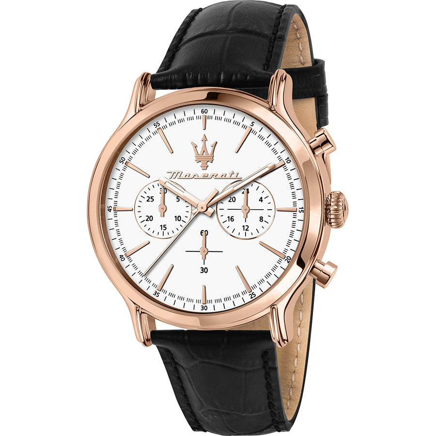 Montre Maserati Epoca Chronographe Cuir_Pixies bijoux