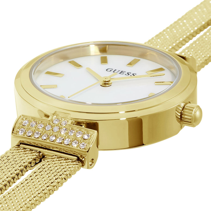 Montre Femme Guess Array Nacre Doré