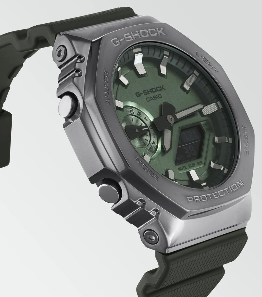 G-Shock - Montre Mixte Métal Vert