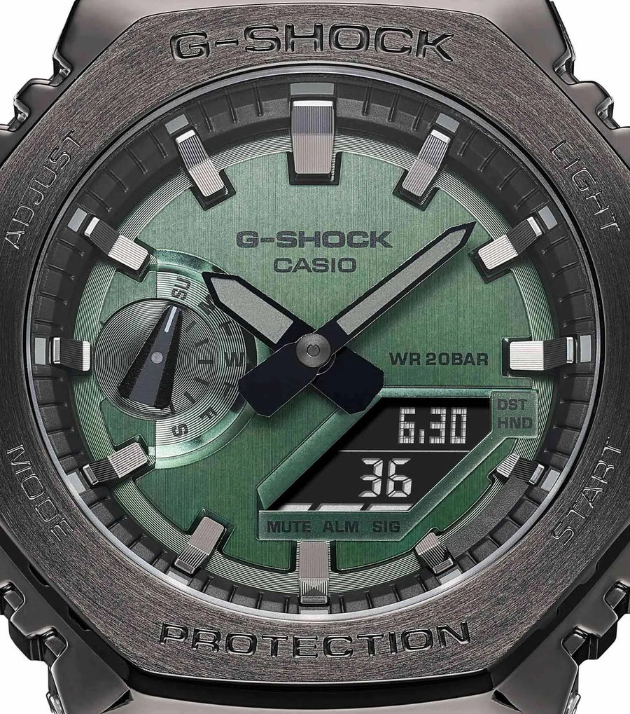 G-Shock - Montre Mixte Métal Vert