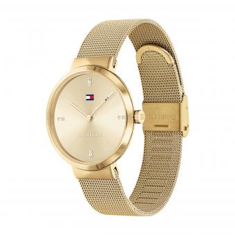 Tommy Hilfiger Montre Liberty Maille Milanaise Dorée_Pixies