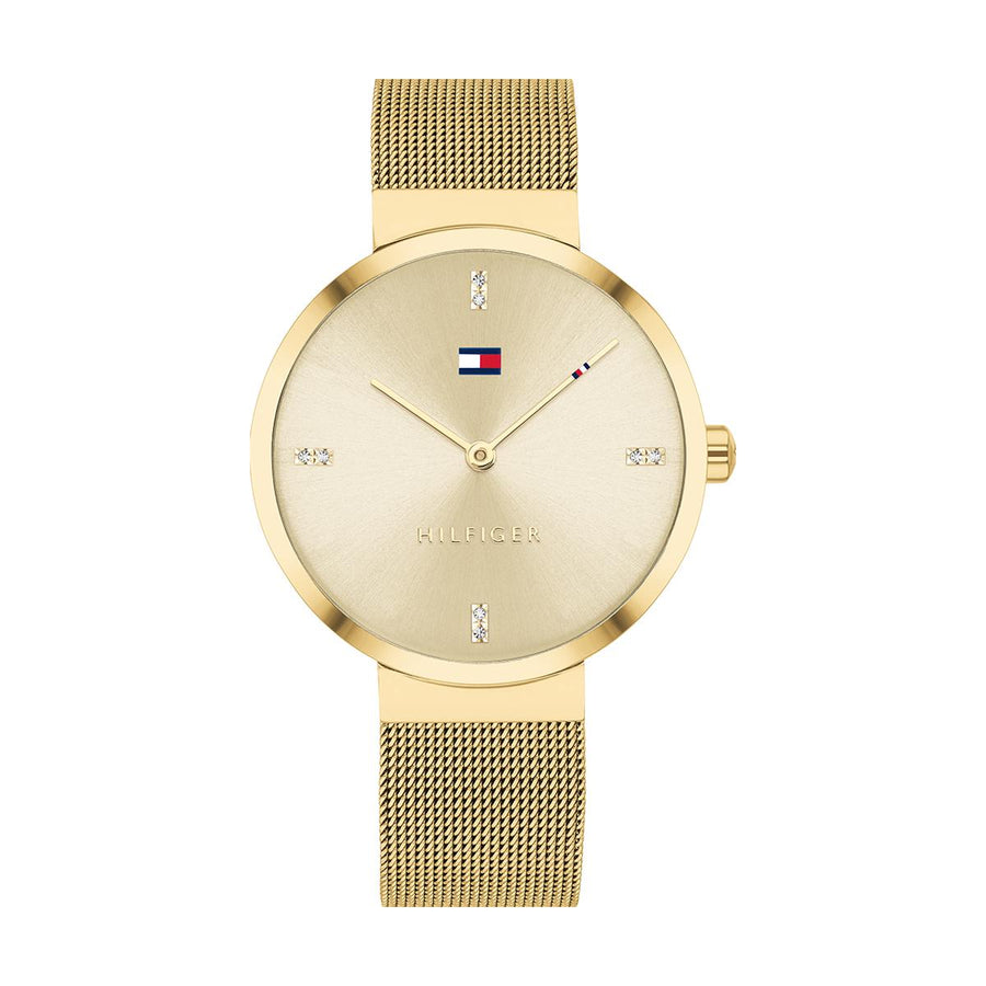 Tommy Hilfiger Montre Liberty Maille Milanaise Dorée_Pixies