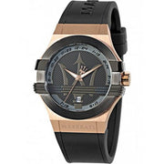 Maserati - Potenza Black Silicone Watch